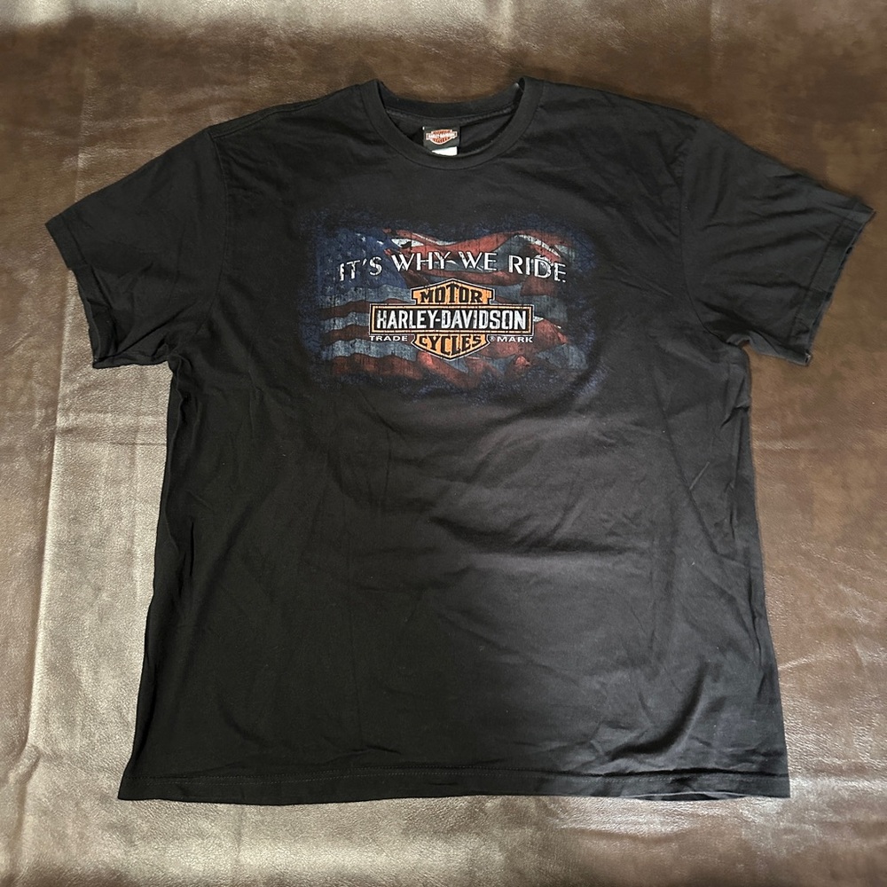 Harley-Davidson - IT’S WHY WE RIDE - Black Men's T-Shirt Size XL